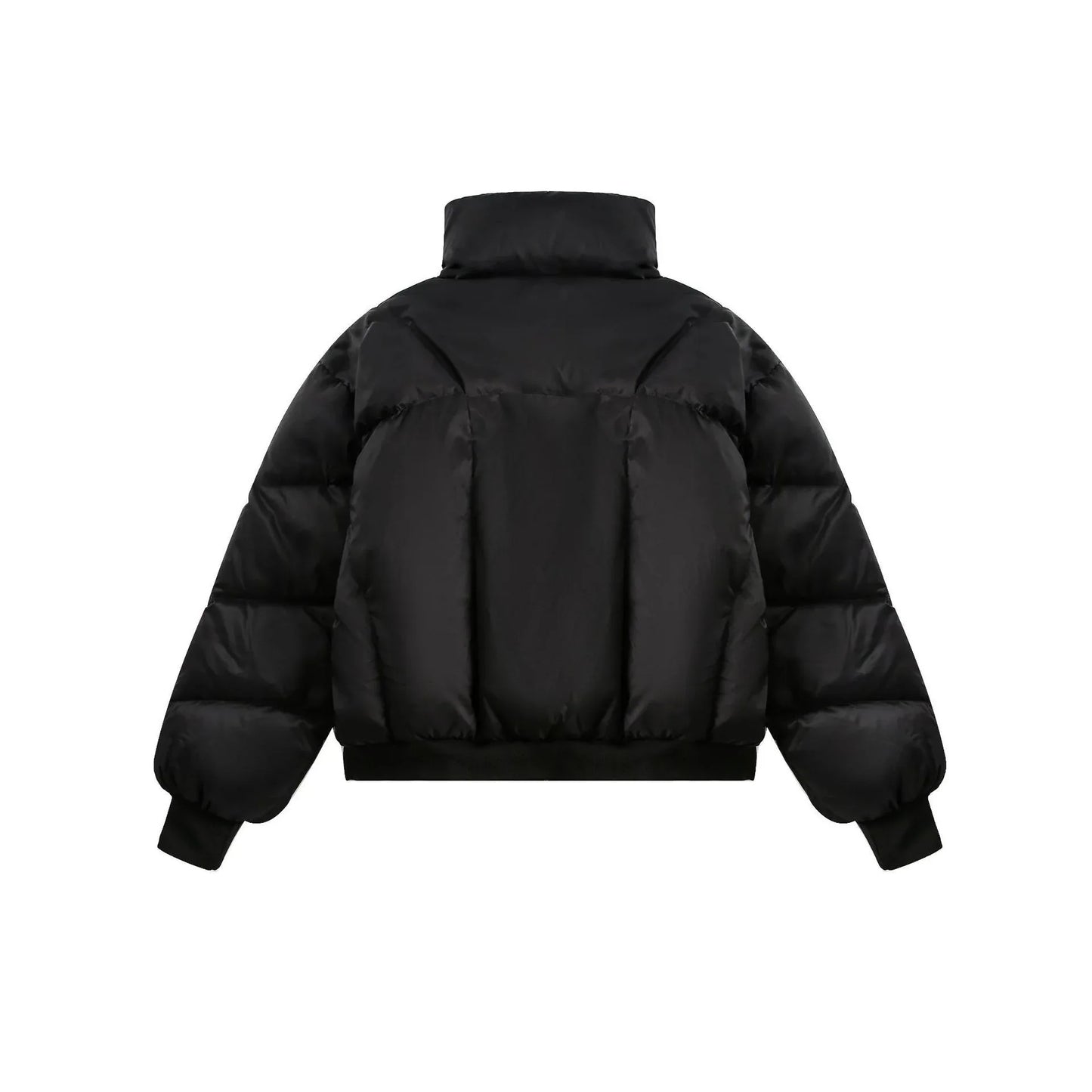 Winter New White Duck Down American Black Stand-up Collar Bread Coat - Gizmo Galaxy