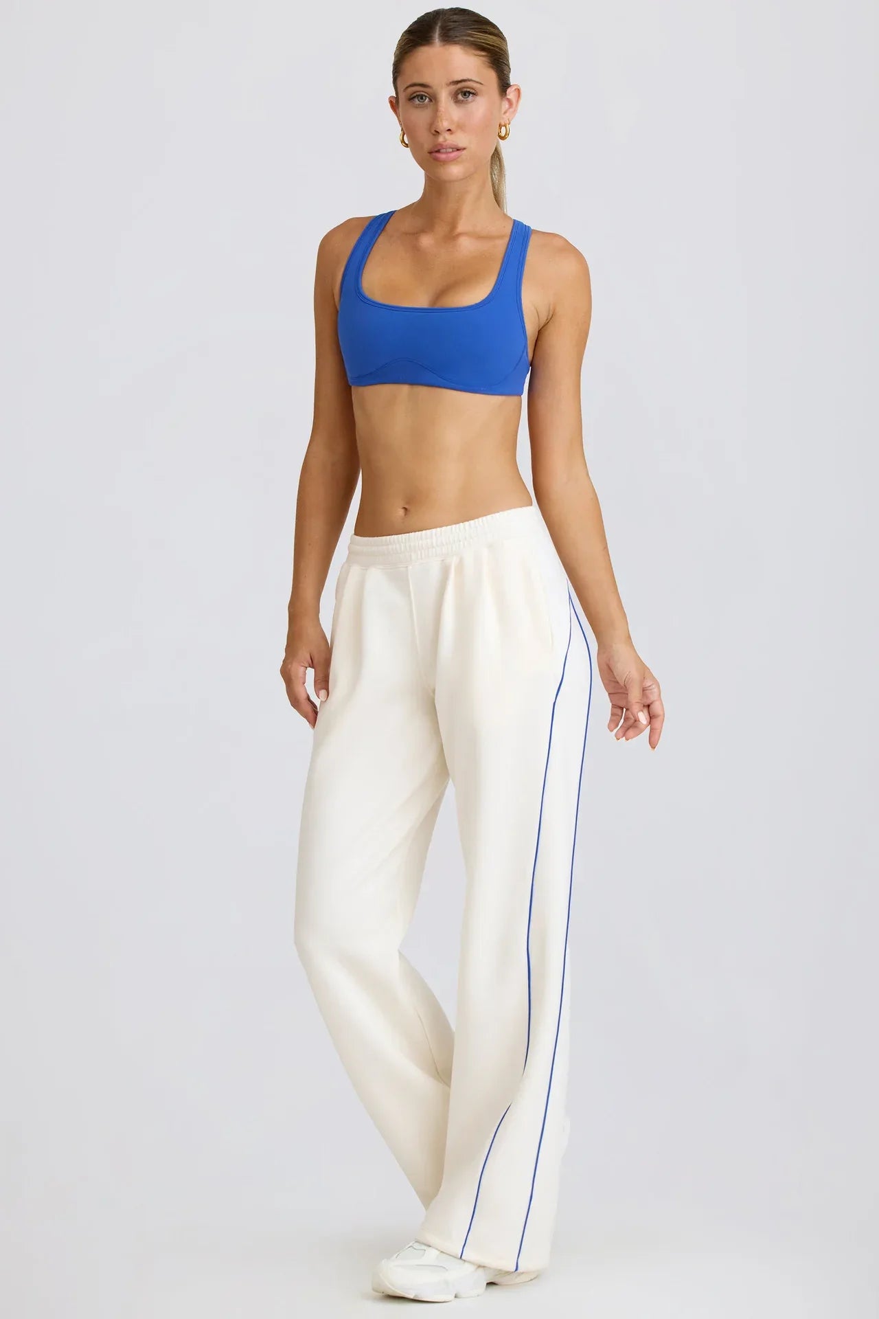 Women's Casual Striped Loose-fitting Fashionable Waist-cinching Wide-leg Pants - Gizmo Galaxy
