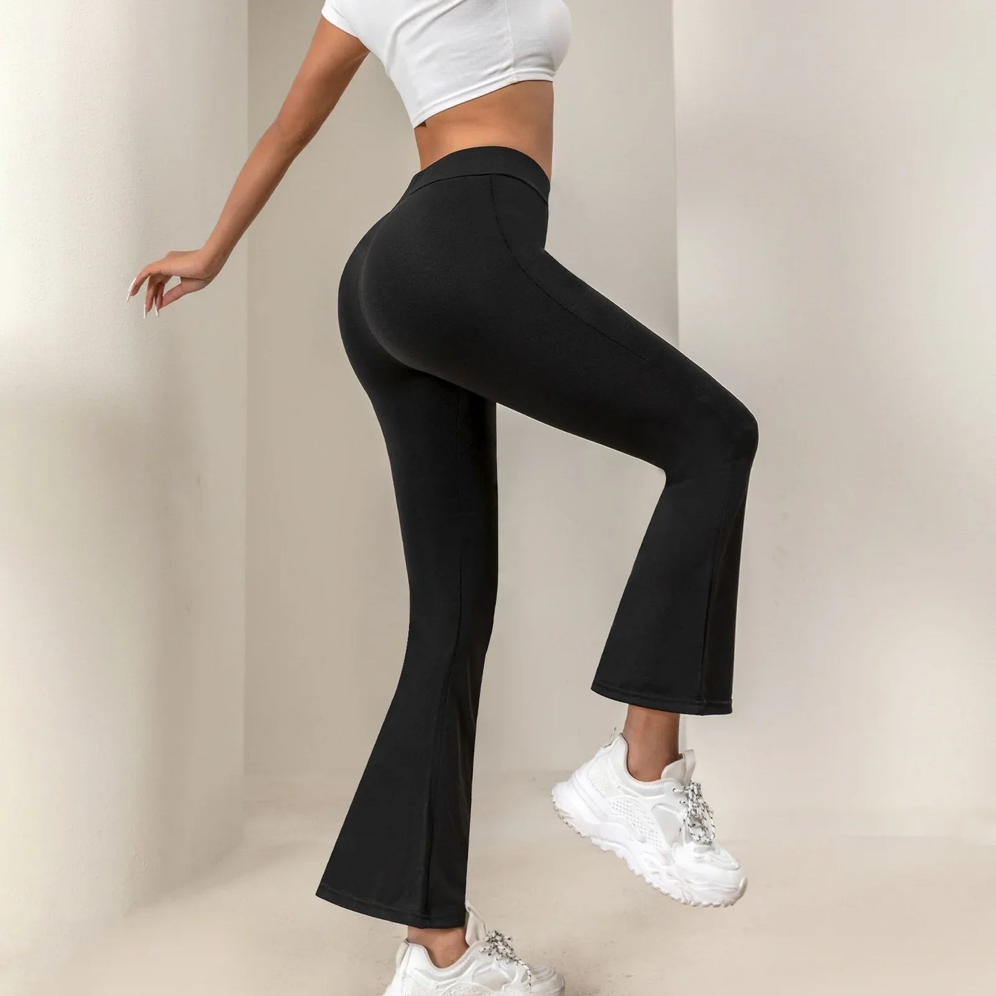 Women's High Waist Hip Lift Yoga Pants Fleece-lined Casual - Gizmo Galaxy