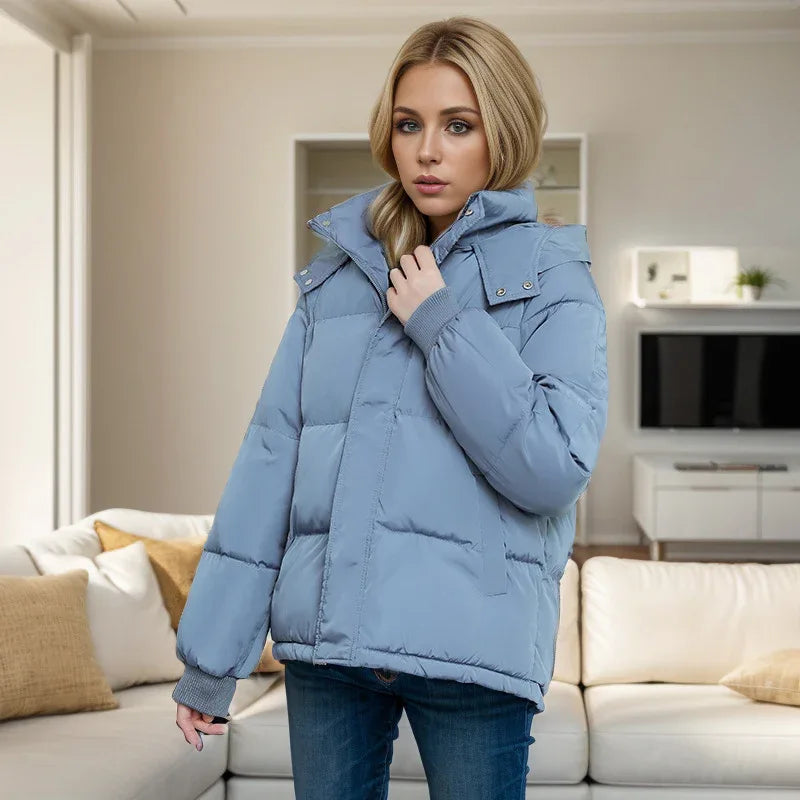 High-end Cotton-padded Coat Loose Thickening Keep Warm Coat - Gizmo Galaxy