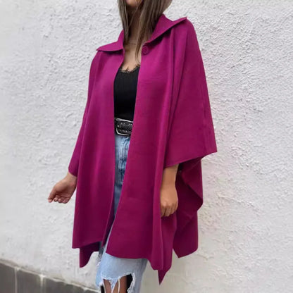 Women's Loose One Button Trench Coat - Gizmo Galaxy