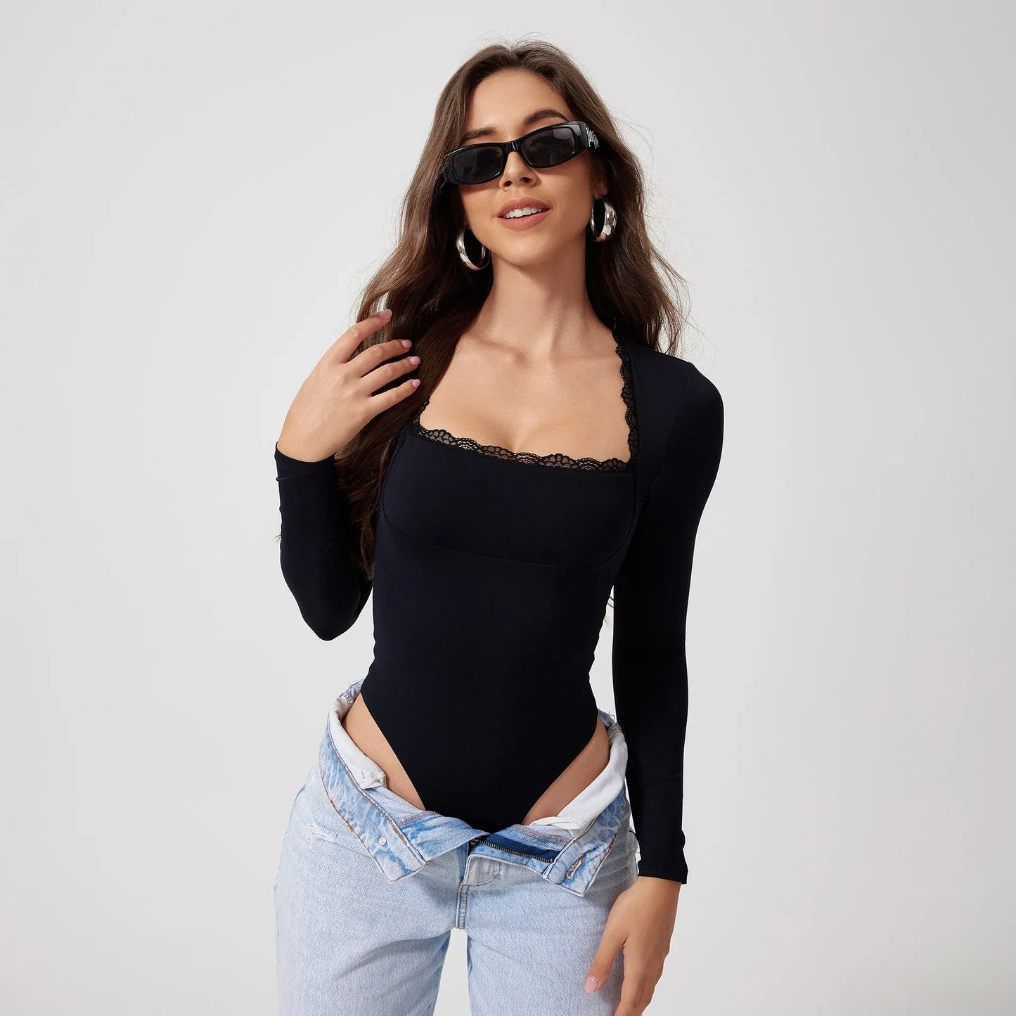 Long Sleeve Yoga Jumpsuit Women's Dance Sports Workout Clothes - Gizmo Galaxy