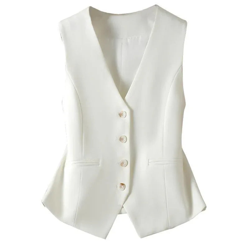 Fashion Design Sense Wild Vest Slimming Workplace Vest - Gizmo Galaxy