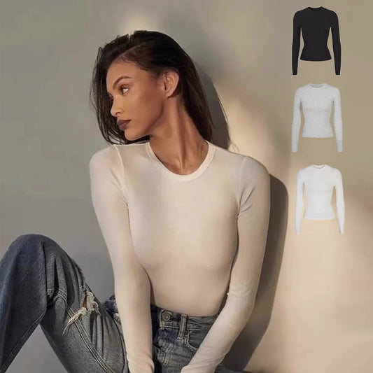 Shoulder Modal Stretch Tight Sports Long Sleeve - Gizmo Galaxy