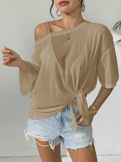 Women's Thin Loose Beach Bikini Cover-Up - Gizmo Galaxy