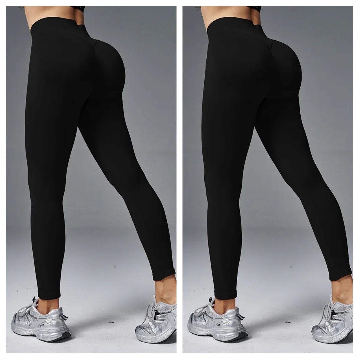 Peach Hip Tight Mid Waist Yoga Pants Hip Lifting Running Fitness - Gizmo Galaxy