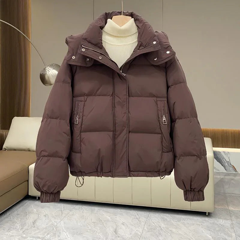 Fashionable Cotton Coat Women's Casual Jacket - Gizmo Galaxy