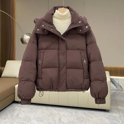 Fashionable Cotton Coat Women's Casual Jacket - Gizmo Galaxy