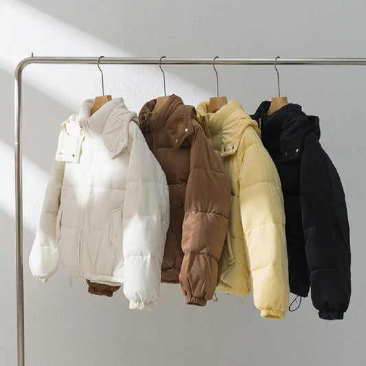 Women's Fashionable New Corduroy Cotton-padded Jacket - Gizmo Galaxy