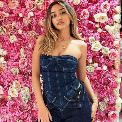 Fashion Sexy Outerwear Chest-wrapped Vest - Gizmo Galaxy