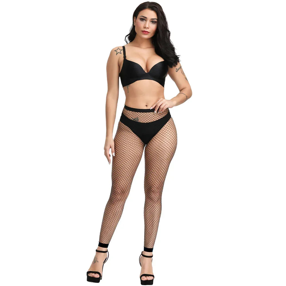 Women's Simple Hollow Cropped Leggings - Gizmo Galaxy