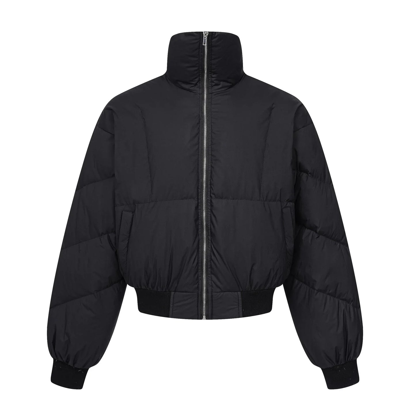 Stand Collar Simple Casual Men And Women Loose Comfortable Thermal Insulation Cotton Jacket - Gizmo Galaxy