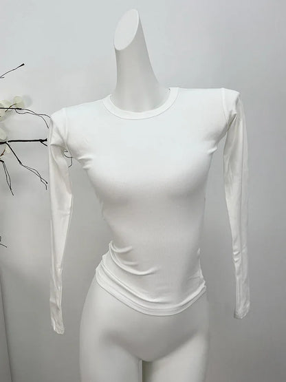 Shoulder Modal Stretch Tight Sports Long Sleeve - Gizmo Galaxy