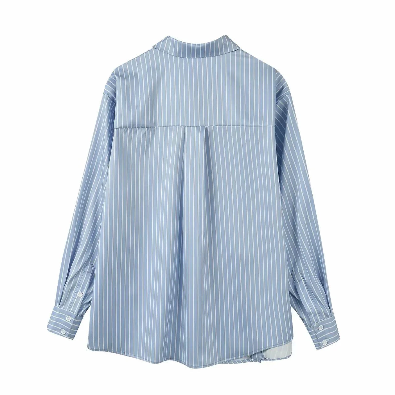 New Chinese Style High-grade Irregular Blue Shirt For Women - Gizmo Galaxy