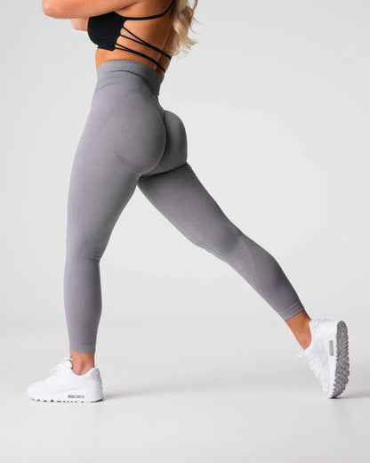 Female Skinny Hip Raise Seamless Workout Ankle Length Pants - Gizmo Galaxy