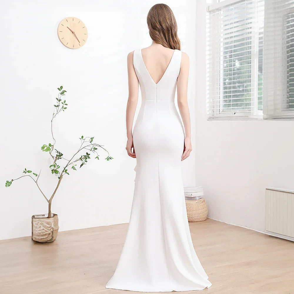 Evening Gown For Women High-end Elegant Simple And Light Luxury - Gizmo Galaxy