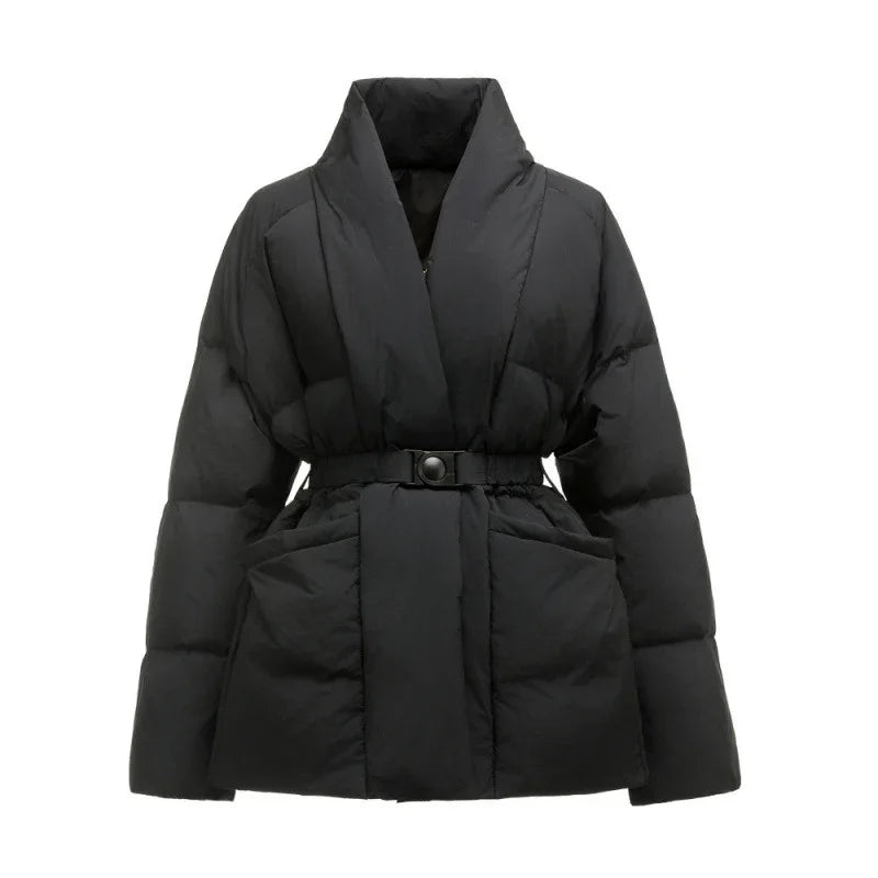 Belt Waist-tight Loose Cool Coat - Gizmo Galaxy