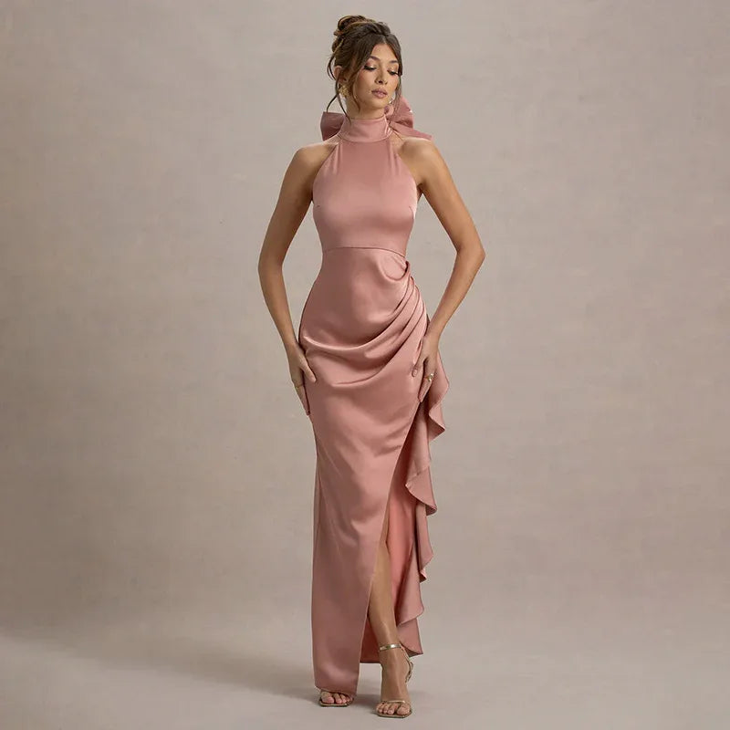 Individualized Lace-trimmed Split Dress - Gizmo Galaxy