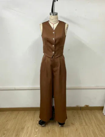 Lightweight Professional-style Commuter Fashion Women's Vest Paired With Trousers - Gizmo Galaxy