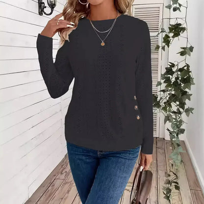 Women's Crew Neck Casual Long Sleeve - Gizmo Galaxy