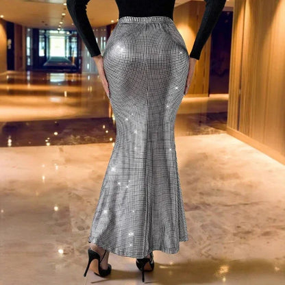 Gentle-style High-waisted Mermaid Skirt - Gizmo Galaxy