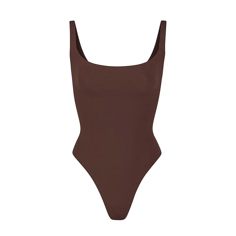 Double-layer High Elastic Fabric Belly Contracting Jumpsuit Sling Corset - Gizmo Galaxy