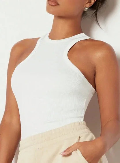 Solid Color Halter Top For Women - Gizmo Galaxy