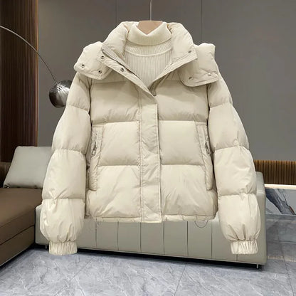 Fashionable Cotton Coat Women's Casual Jacket - Gizmo Galaxy