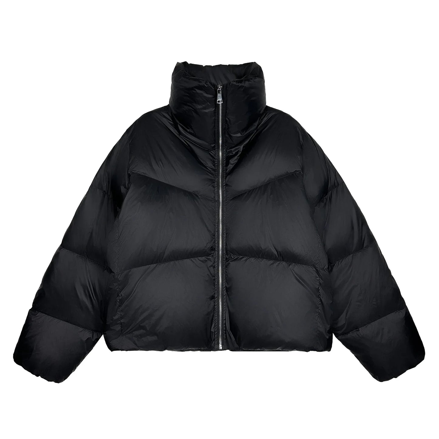 American Retro Simple Short Wide Heavy Industry Cotton Coat Jacket - Gizmo Galaxy