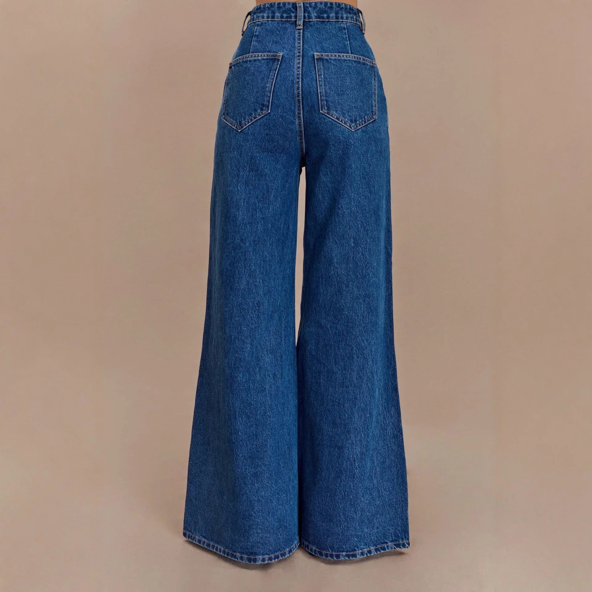 European And American Graceful And Fashionable Wide Leg Jeans Loose Ladies - Gizmo Galaxy