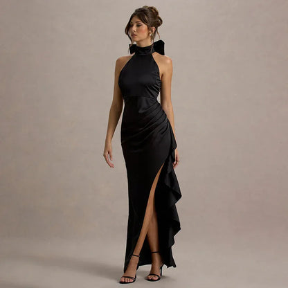 Individualized Lace-trimmed Split Dress - Gizmo Galaxy