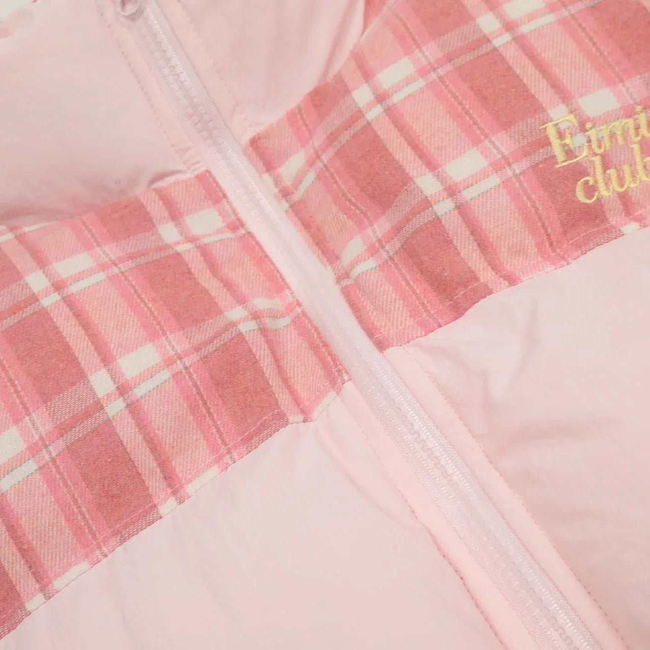 Sweet Girl Plaid Stitching High Quality Cotton Coat Jacket - Gizmo Galaxy