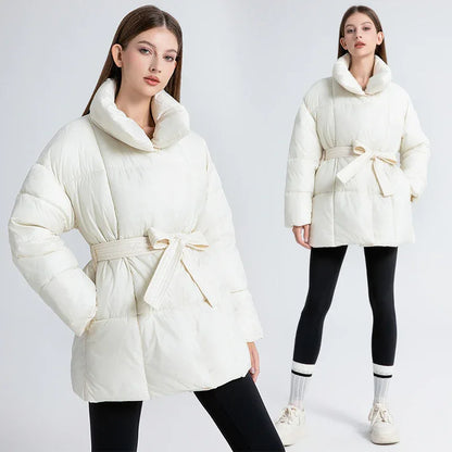 New Fashion Down Jacket Women's Mid-length - Gizmo Galaxy