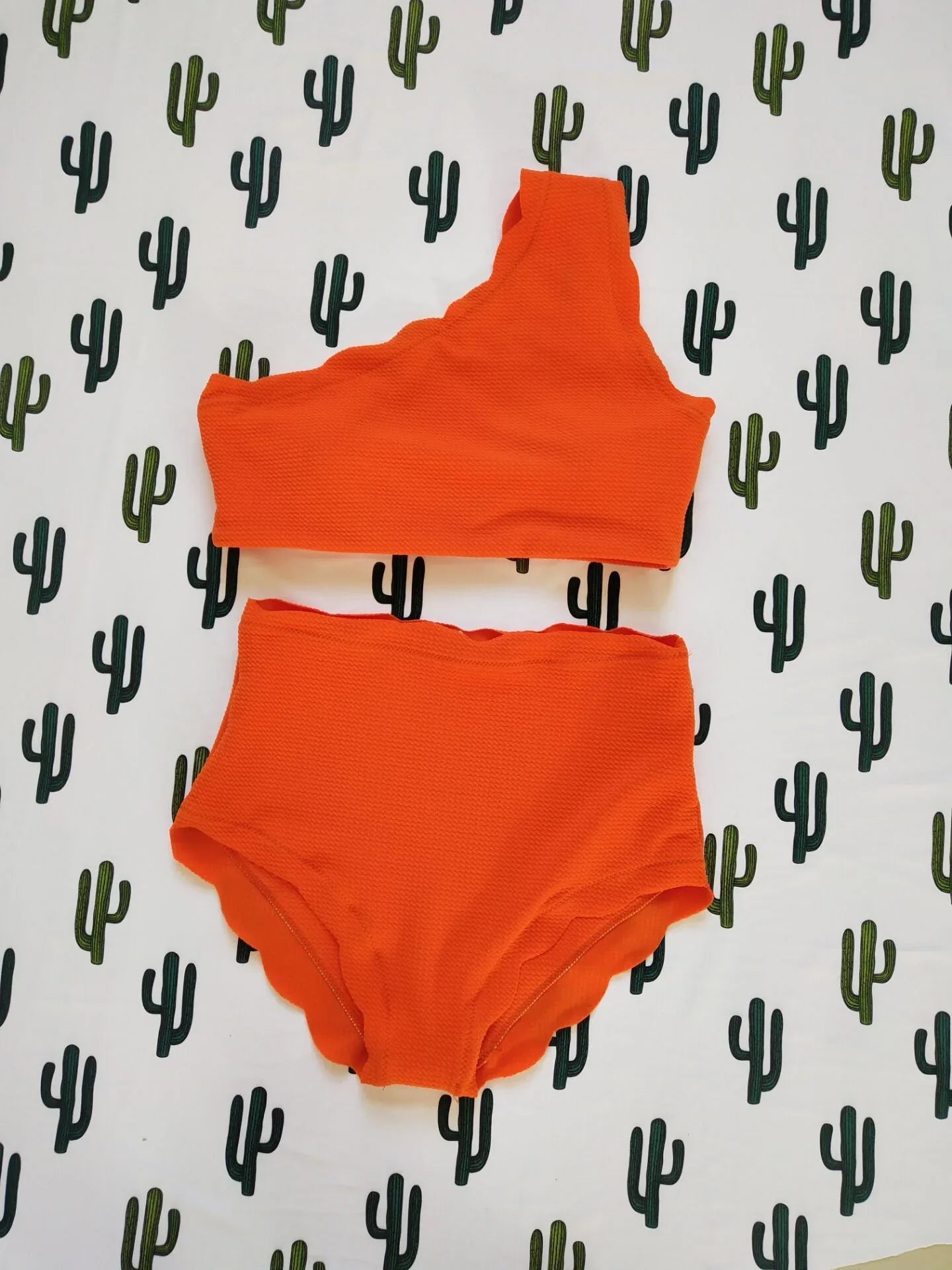 European And American-style Petal-patterned Sexy Off-shoulder High-waist Bikini - Gizmo Galaxy