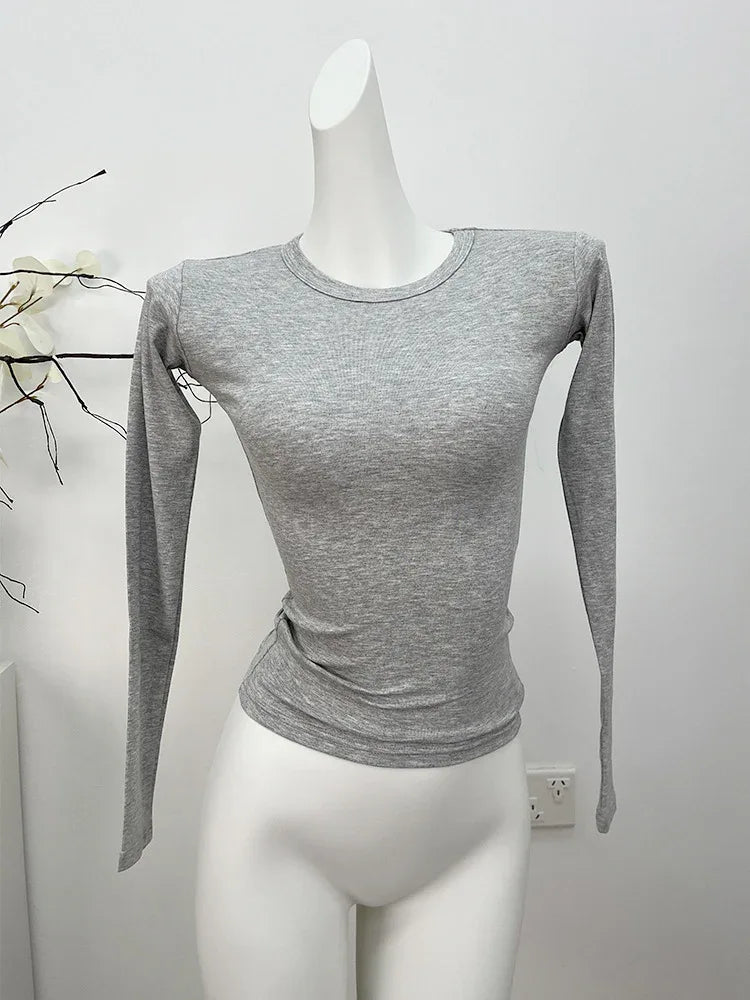Shoulder Modal Stretch Tight Sports Long Sleeve - Gizmo Galaxy