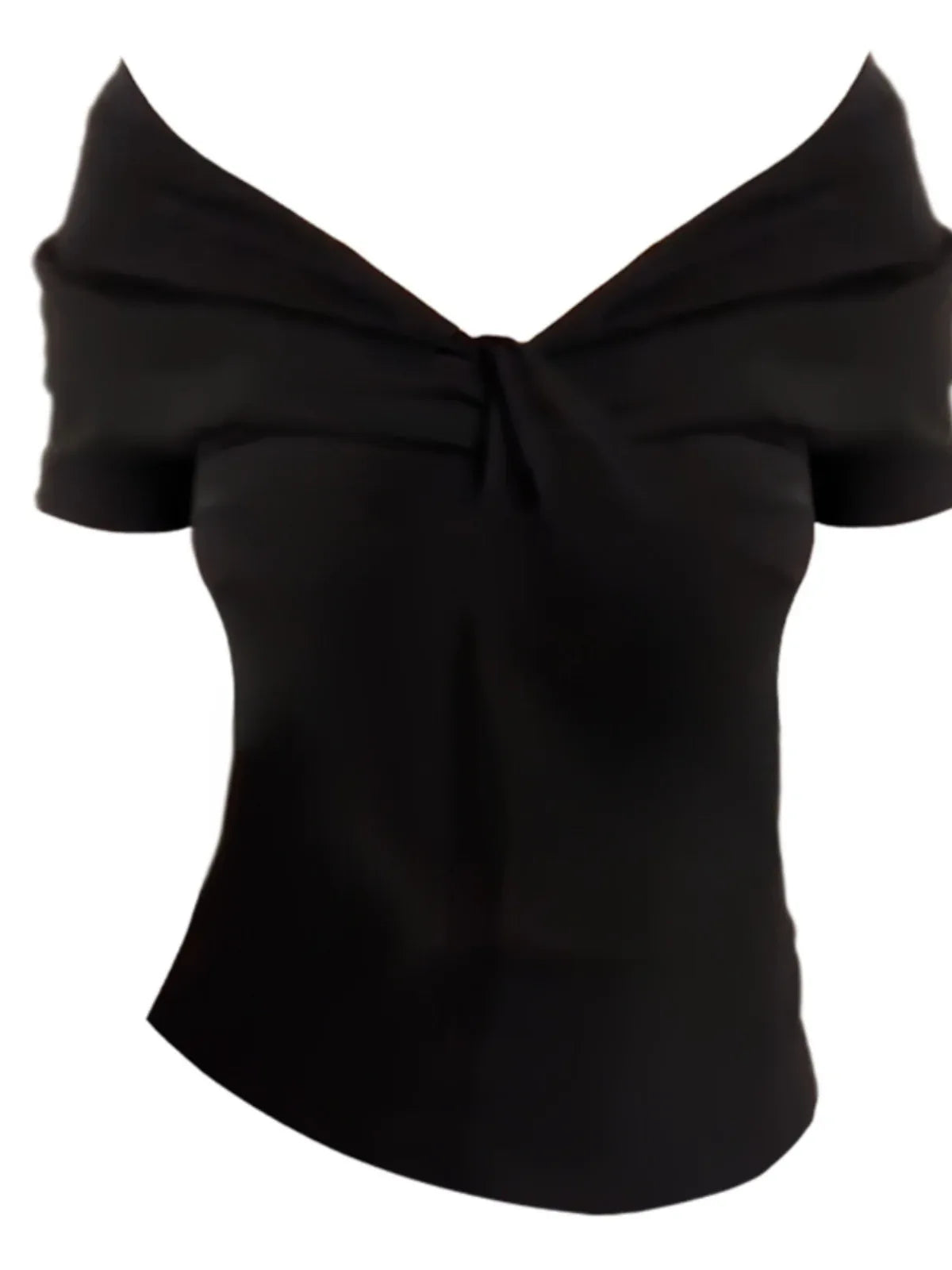 New Slim-fit Slimming Two-way Top Off-shoulder T-shirt Women - Gizmo Galaxy