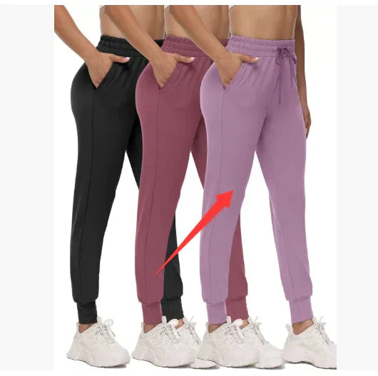 Women's High Waist Leisure Tappered Yoga Pants - Gizmo Galaxy