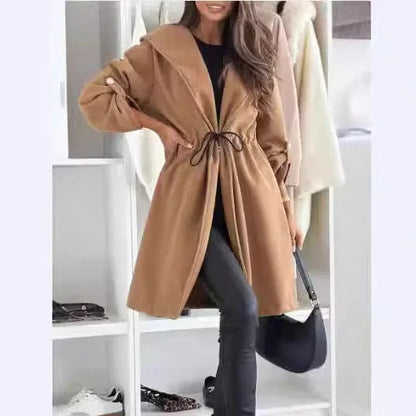 Women's Casual Long Sleeve Fall Winter Coat - Gizmo Galaxy