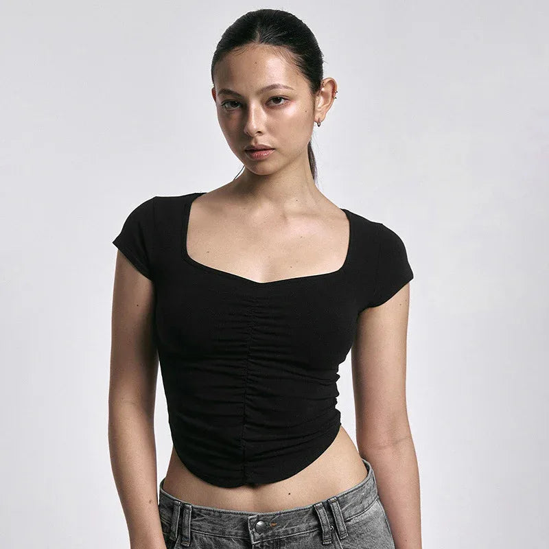 Women's Polyester Short Sleeved T-shirt - Gizmo Galaxy