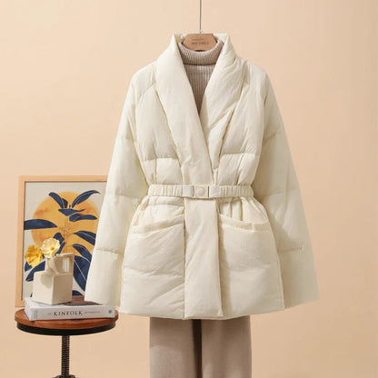 Belt Waist-tight Loose Cool Coat - Gizmo Galaxy
