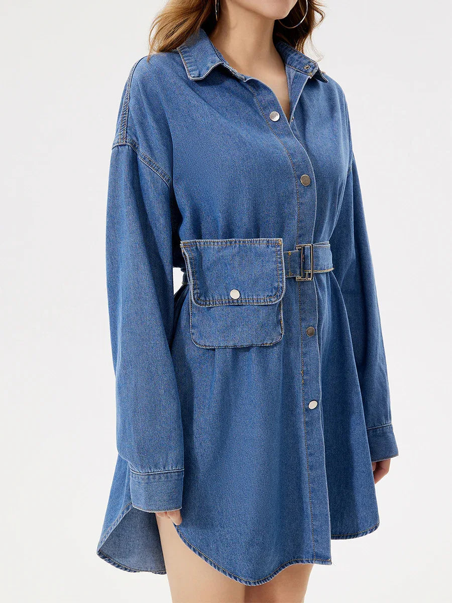 Stylish Casual Versatile Tie-waist Backless Multi-wear Baggy Shirt - Gizmo Galaxy