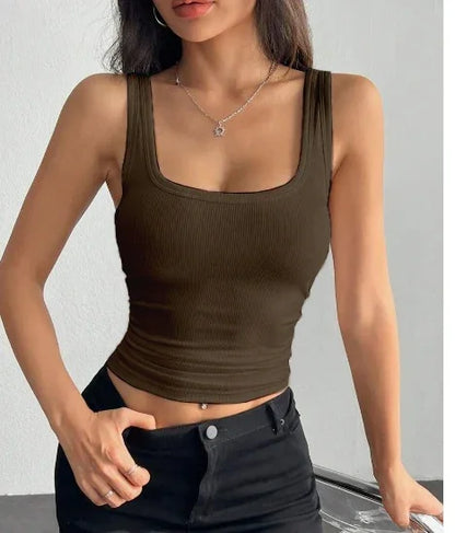 Top With Deep U-Neck And Racerback - Gizmo Galaxy