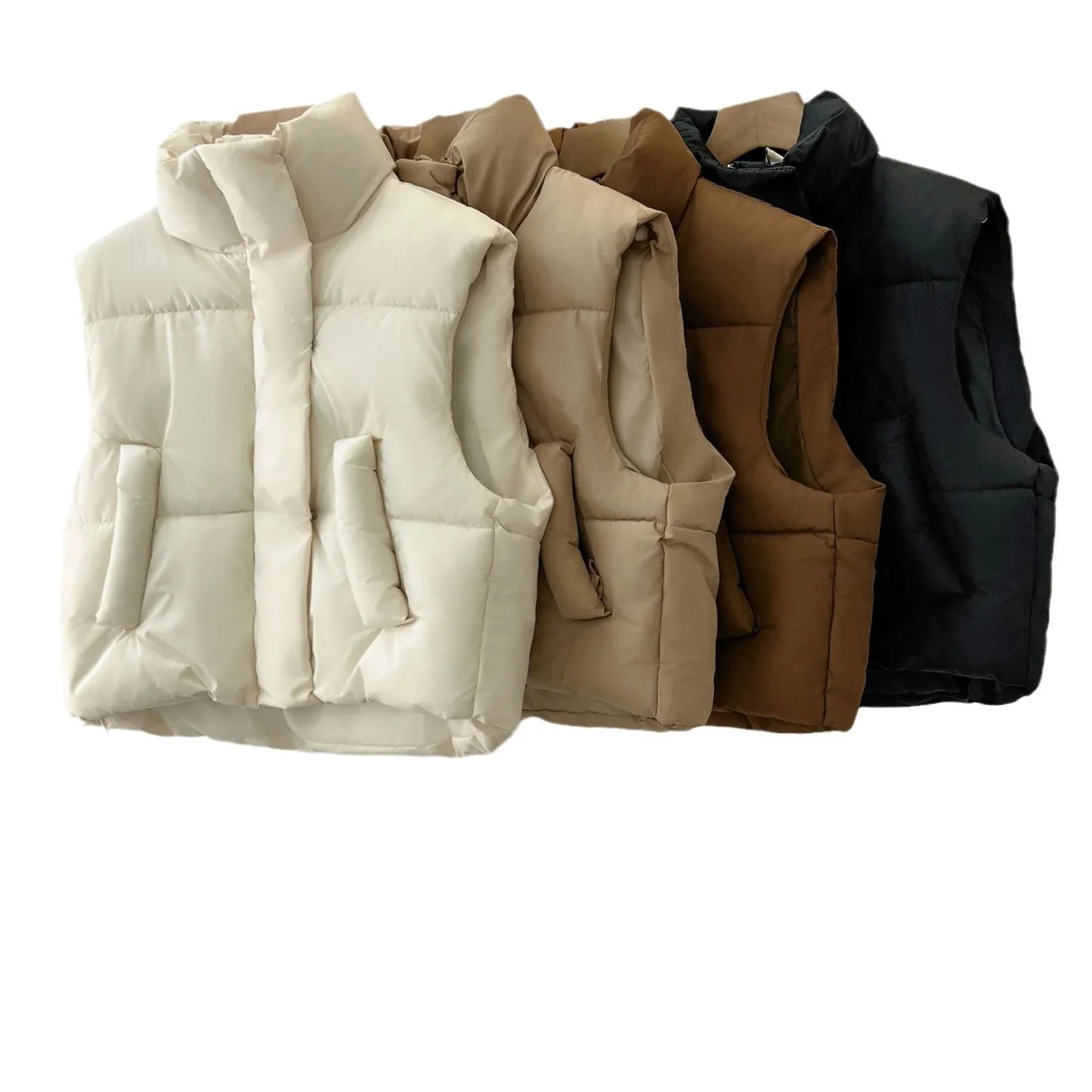 Short Autumn And Winter High Waist Women's Cotton Vest - Gizmo Galaxy