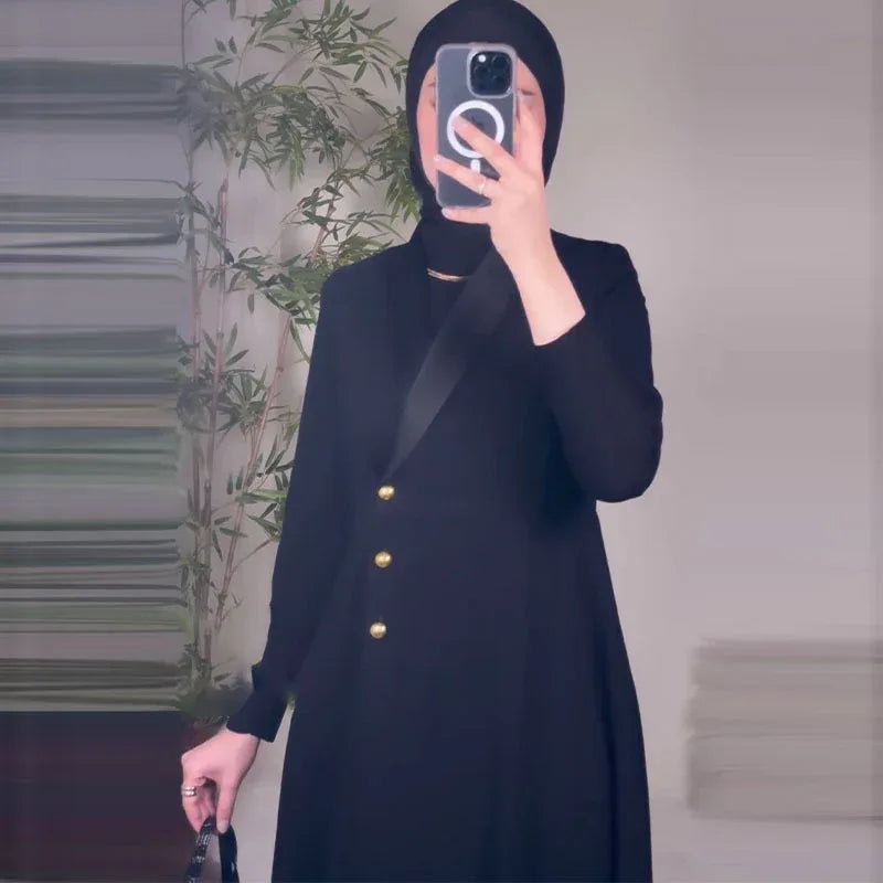 Women's Casual Long Single-breasted Trench Coat - Gizmo Galaxy