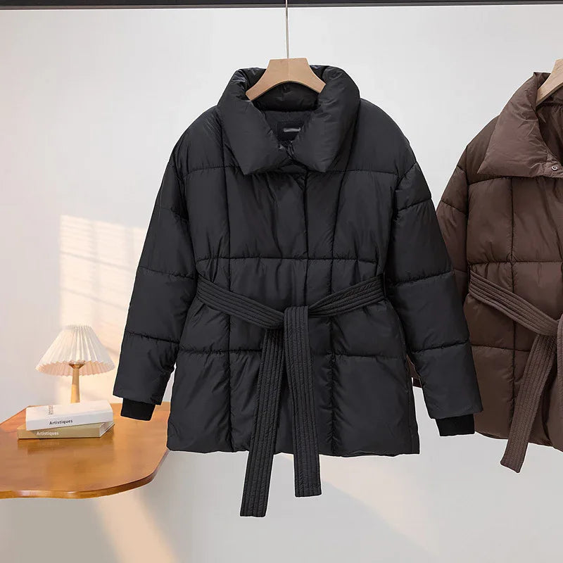 New Fashion Down Jacket Women's Mid-length - Gizmo Galaxy