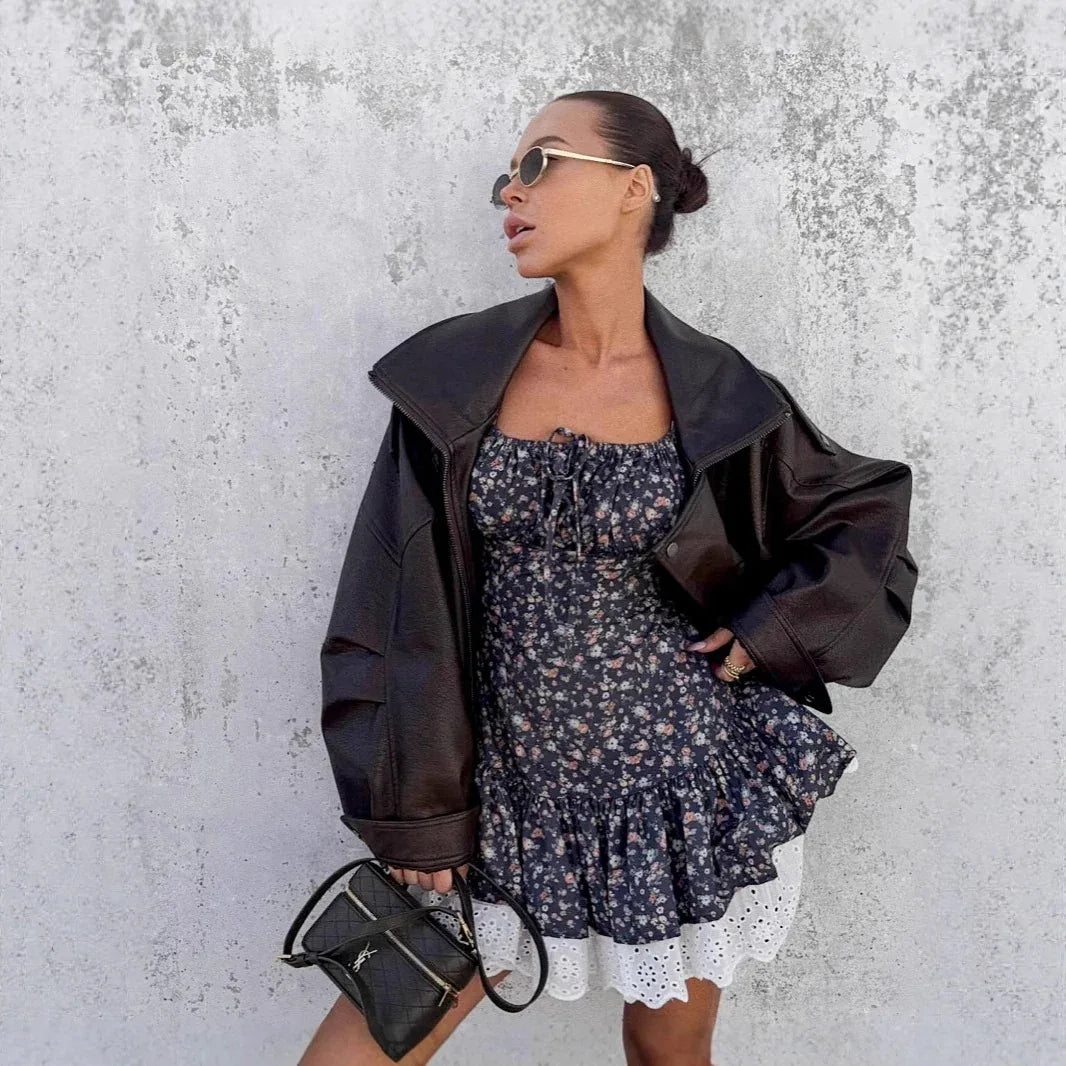 New Summer French-style Lace Patchwork Dress - Gizmo Galaxy