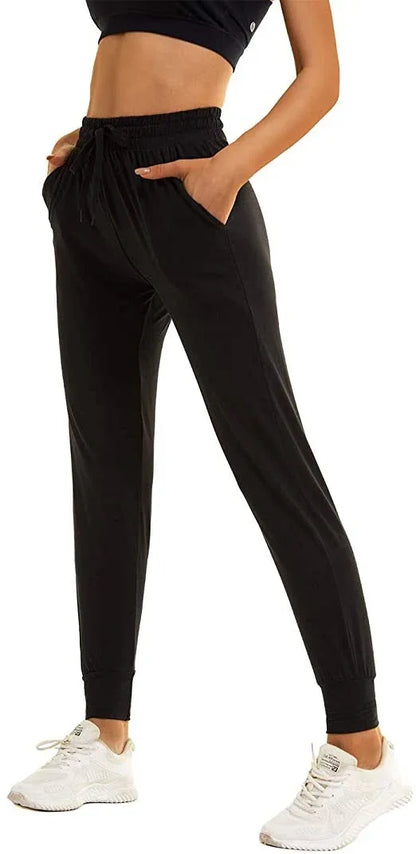 Women's High Waist Leisure Tappered Yoga Pants - Gizmo Galaxy