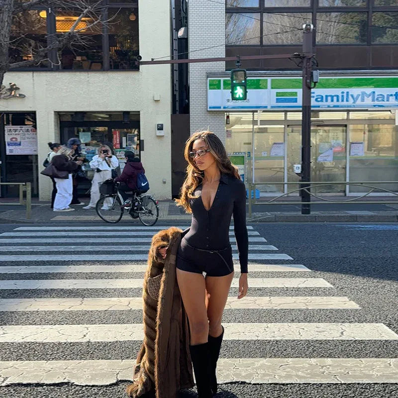 European And American Sexy Hot Girl Jumpsuit - Gizmo Galaxy