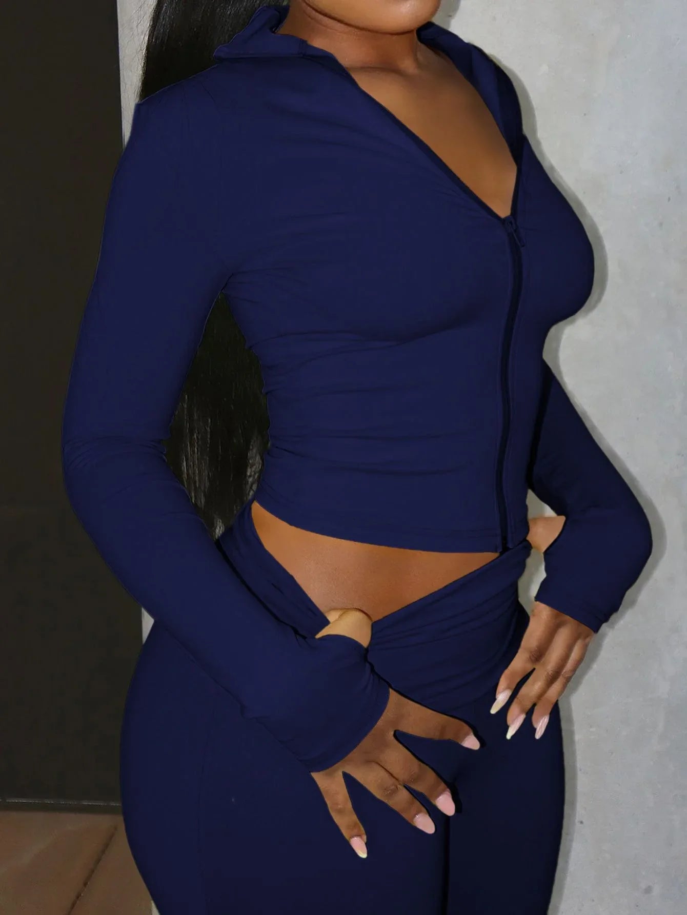Yoga Sports Jacket And Tight-fitting Pants Two-piece Set - Gizmo Galaxy