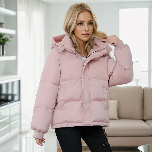 High-end Cotton-padded Coat Loose Thickening Keep Warm Coat - Gizmo Galaxy